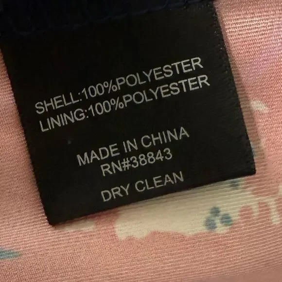 Sam Edelman Women's Poppy Floral V-Neck Chiffon A-Line Dress Coral Multi NWT - Picture 8 of 9